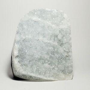 Large Apophyllite Crystal, Natural Mineral Specimen Geode Sculpture